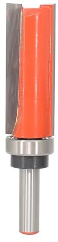 AKYLIN Fresa de enrasado de 8 mm, fresadora de enrasado, rodamiento de bolas superior, fresa superior para carpintería, herramienta de corte para madera