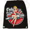 Rucksack Tasche Beutel Rockn Roll Motiv only Cash illegal Repair Dollar Custom