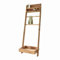Loberon Garderobe Narbonne, Landhaus-Look, Markante Maserung, Nachhaltig & Umweltfreundlich, Regal, Aufbewahrung, Ordnungshelfer, Kiefernholz, braun