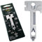 Screwpop Toolkey II Schlüsselanhänger 17-in-1 Multitool mit magnetischem Dual Phillips | Schlitzschraubendreher Edelstahl Natur Silber