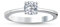 JC Trauringe | 925er Sterling Silber Verlobungsring Solitärring Diamantring Antragsring Ehering | Ring mit 4er-Krappe Diamant Zertifkat inkl. Gravur in edler Schatulle Made in Germany | DR0011