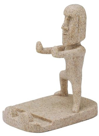 Funny Sculpture Phone Holder | Humorous Phone Stand | Novelty Phone Stand | Cute Phone Holder Sculpture, Fun Desk Phone Stand, Animal Phone Holder, Creative Phone Stand