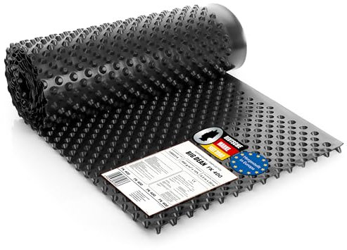 BigDean Premium Noppenfolie für Hochbeete 0,5x20m – Noppenbahn extrem reißfest & Made in Europe