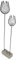 Gartenstecker Windlicht, 2er Set, Metall, Mattschwarz Maße: Ø 12 x 17 cm, GH 90 cm, Ø 16 x 20 cm, GH 111 cm, Glaseinsatz Ø 6 x 4 cm, ohne Kerzen, einfache selbstmontage