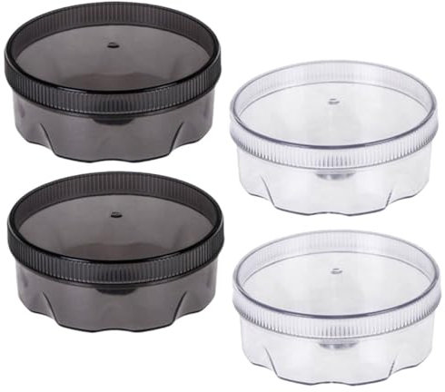 Magnetische Gewürzboxen 4 Stück Weihnachten aus Kunststoff Mottoparty