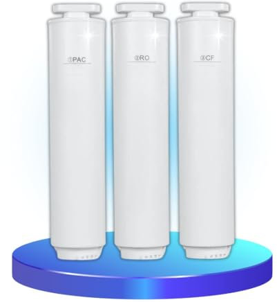 LAXARA Wasserfilter-Set – RO Membrane, PAC & CF Ersatzfilter für W19 & W20 Osmoseanlagen | Umfassende Wasserfiltration für klares reines Trinkwasser | Langlebige Filterleistung & einfache Installation