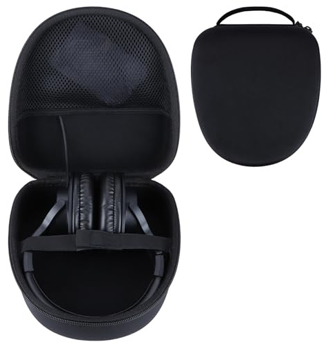 RIYADAone Hard Case Compatible ATH-M20X/ATH-M50X/M30X/M40X/M70X Headphones | EVA Nylon hard case, splash-proof, dust-proof, easy to carry, traveling, protective