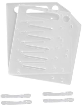 FRCOLOR Transparentes Festplattenregal DIY Hard Drive Tray Halterung für PC Gehäuse Stabiles Einfach zu Installierendes Laufwerks Montageset Mehrschichtiges Hard Disk Rack