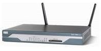 1801 Integrated Services Router - Router + 8-Port-Switch - DSL