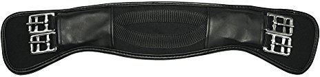Kerbl Sattelgurt Kurzgurt Anatomisch Geformt, 70 cm, 32445, schwarz