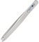 REMOS Pinzetta per sopracciglia in acciaio inox con punta dritta da 9,5 cm in raso
