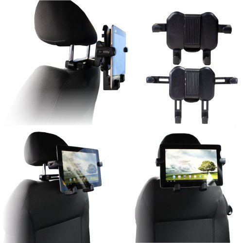 Navitech Portable DVD Player / Netbook / Notebook / Tablet PC & Laptop In Car Headrest / Back Seat Expandable Firm Grip Mount Cradle Compatible With The A Huge Range Of Devices Such As: Kindle Fire HD 8.9, Kindle Fire HD 8.9”