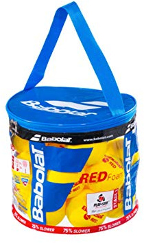 Babolat Unisex Schaumstoff X24 Ball Korb, gelb/rot, One Size