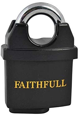 Faithfull FAIPLB50WP Padlocks, Set of 6