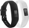 Fit-Power - Ersatz-Bänder für Garmin Vivofit 3 / Vivofit JR, Silikon, für Garmin Vivofit 3 JR (ohne Tracker), schwarz/weiß