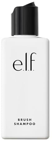 e.l.f. Makeup Brush Shampoo, Gentle Bristles Conditioner to Easily Remove Oils & Dirt from Makeup Brushes, Vegan & Cruelty-Free, 4.1 Fl Oz