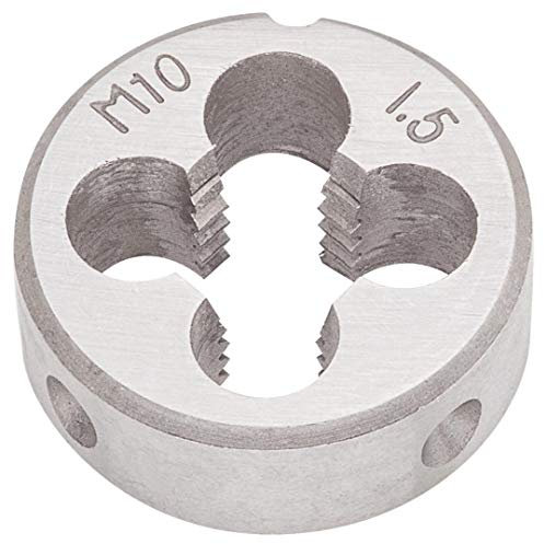 Schneideisen M10, 25 x 9 mm, Wolframstahl, Aufbewahrungsbox aus Kunststoff, DIN233 TOPEX 14A310