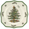 Spode Weihnachtsbaum-Speiseteller mit gewelltem Weihnachtsbaum, feines Steingut, große Teller, spülmaschinen- und mikrowellengeeignet, 26,7 cm