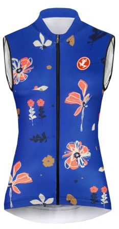 UGLY FROG Westen Damen Ärmellos Radtrikot Fahrradtrikot Fahrradbekleidung für Frau mit Elastische Mode Atmungsaktive Schnell Trocknen Stoff MJWL01F