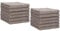 Betz 12 Stück Gästehandtücher Gästehandtuch Palermo 100% Baumwolle Größe 30x50 cm Handtuch Gästetücher Set Farbe Stone