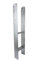 GeZu Impex® H-Anker 71 x 600 mm Pfostenträger Pfostenanker Stützenfuß H-Form Pfostenschuh