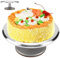 Ejoyous 12 Zoll Tortenplatte Drehbar Edelstahl, Doppelwellen Tortenständer Kuchen Drehteller Cake Turntable Decorating für Backen Gebäck Zuckerguss für Restaurant Dessertladen