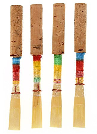 4Pcs Oboe Repair Reed, Oboe Wind Instrument Upgrade Ersatzteile mit Kunststoff-AufbewahrungsboxChuizou musical instrument partsZubehör für Blasinstrumente