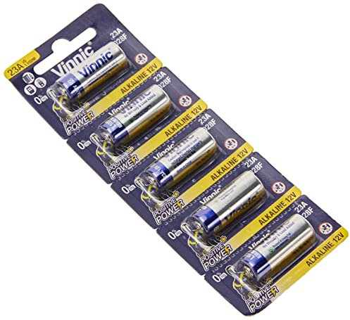Vinnic VIN-23A - Batteria alcalina Vinnic 23A – L1028F – Confezione da 5 batterie unisex