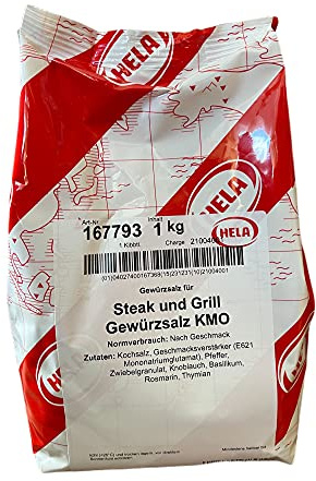 Hela Steak und Grill Gewürzsalz KMO - Grillgewürz 1 kg Top Qualität