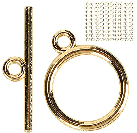 100 STÜCKE Armband Knebelverschluss Gold Retro Legierung OT Knebel Edelstahl Schmuckzubehör für DIY Handwerk