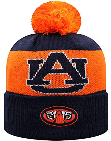Top of the World NCAA Mütze mit buntem Gametime-Bündchen, Auburn Tigers, Einheitsgröße