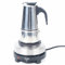 kangten Cafetera espresso eléctrica, 220 V, 4/6 tazas, cafetera de acero inoxidable con cocina eléctrica, cafetera Moka para cocina (6 tazas (300 ml)