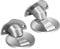 Magnetic Door Stop, 2 Pack Stainless Steel Floor Magnetic Door Stopper Adhesive Brushed Nickel Invisible Heavy Duty Silver Magnetic Door Holder Catch, No Drill Magnetic Doorstop
