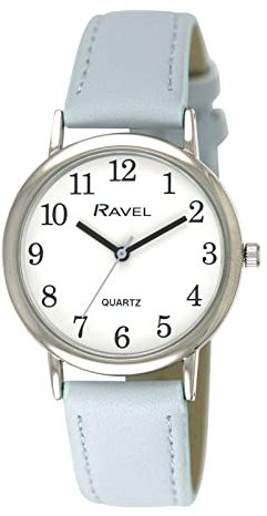 Ravel - Montre de Tous Les Jours aux Couleurs Pastel pour Femmes (boîtier 27 mm) - Quartz Analogique - R0137.06.2 - Bleu