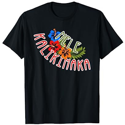Mele Kalikimaka - Frohe Weihnachten Hawaii, hawaiianischer Hibiskus T-Shirt