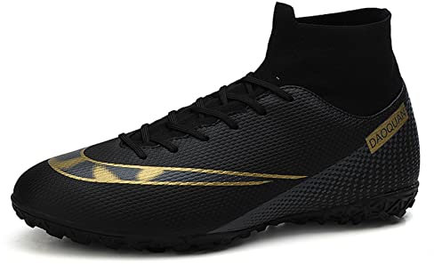 WEJIESS Fußballschuhe Herren Fußballschuhe Professionelle Spikes Jugend Fußballspiel Schuhe Fußballschuhe Schnürsenkel Training Sportschuhe