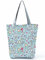 INN Bolso de enfermera de lona de algodón, bolsa de la compra, bolsa de tela, bolsa de algodón con estampado de dibujos para enfermería, trabajo diario, 42x34cm (bluenurse)