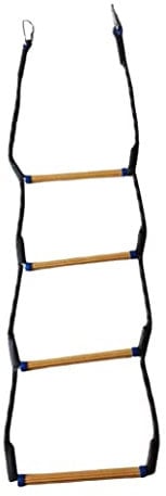 Gcroet Boat Boarding Ladder 4 Step Rubber Boat Pure Nylon Belt Boat Boarding Ladder Safe And Reliable Kayak Auxiliary Ladder Rope Ladder Folding Kayak Ladder 4 Steps Rope Ladder for Inflatable Boat