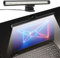 WOOXGEHM Barre Lumineuse pour Écran D'Ordinateur Portable, Lampe de Travail LED de Lecture USB E, 3 Températures de Couleur Réglables, 10 Niveaux de Luminosité, Gain Place, Portable Bureau/Voyage