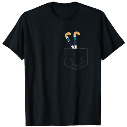 Hockey Schläger Tasche Feldhockey Hallenhockey Hockeyspiel T-Shirt