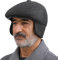 Herren Winter Schirmmütze Schiebermütze mit Ohrenklappen Wollmischung Warm Newsboy Ivy Hut Derby Tweed Irish Mützen Gatsby Baskenmütze Fahrermütze Flatcap Herren Barett Cap Männer Jagd Golf Winterhut