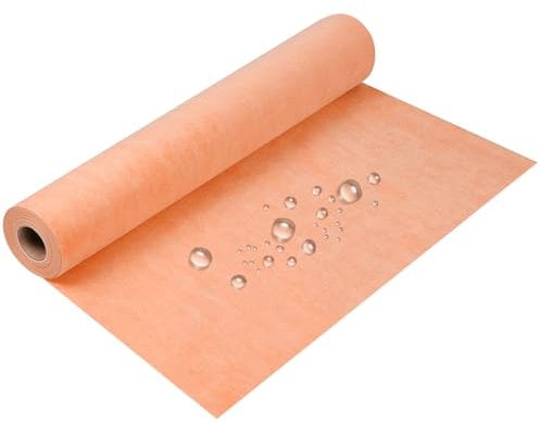 Boshen Membrana impermeable de 3.28 pies x 98.42 pies, tela de polietileno para azulejos, paredes de ducha, suelos de baño