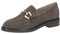 CAPRICE Damen Slipper aus Leder mit Blockabsatz, Schwarz (Grey Suede), 39 EU