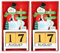 Adventskalender 2er Set Schneemann Weihnachten Countdown Kalender Adventsdeko Holz Basteltische Regale Wiederverwendbar Adventskalender Merry