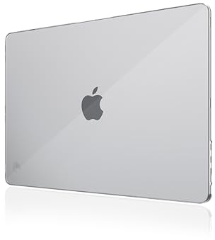 STM Studio Schutzhülle für MacBook Air 15 Zoll Retina M3 & M2, leichte Schutzhülle, rutschfeste, strukturierte Füße, Belüftungsöffnungen für Wärmeableitung, passgenaues MacBook Air 15 Zoll (38,1 cm),