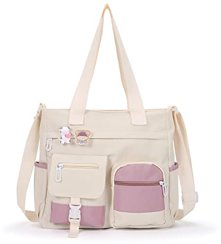 Phaoullzon Crossbody Cute Bag for Teens Kawaii Messenger Purse Nylon Shoulder Bags