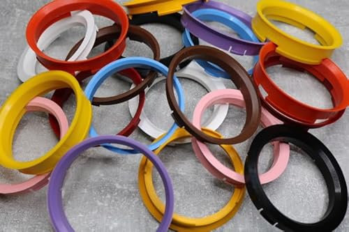 Gabex® Zentrierringe Distanzringe Alle Größen ZD-System Brock, Keskin Tuning, Motec, Oxigin, Tomason (Z02D 63,4 mm x 59,1 mm grau)