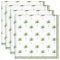 Arquiel Serviettes de Palmiers Table Lot de 4, Serviettes en Tissu 100% Coton Doux et Confortable Réutilisables Serviettes pour Le Dîner en Famille Mariage Cocktail Cuisine(45cm×45cm)