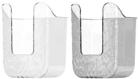 Feuchttücher Box Wand, Feuchttücher Spender Baby Feuchttücherbox Servietten Aufbewahrungsbox, Kein Stanzen, Transparentes Taschentuchhalter, Kosmetiktücher für Küche, Schlafzimmer, Badezimmer