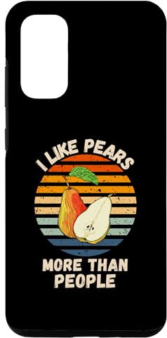 Hülle für Galaxy S20 Vintage I Like Pears More Than People Retro Birnen Obst